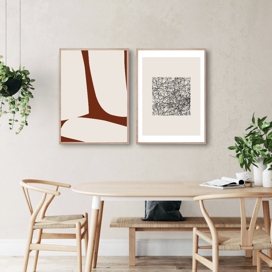 Set of pictures for the living room, Mads model