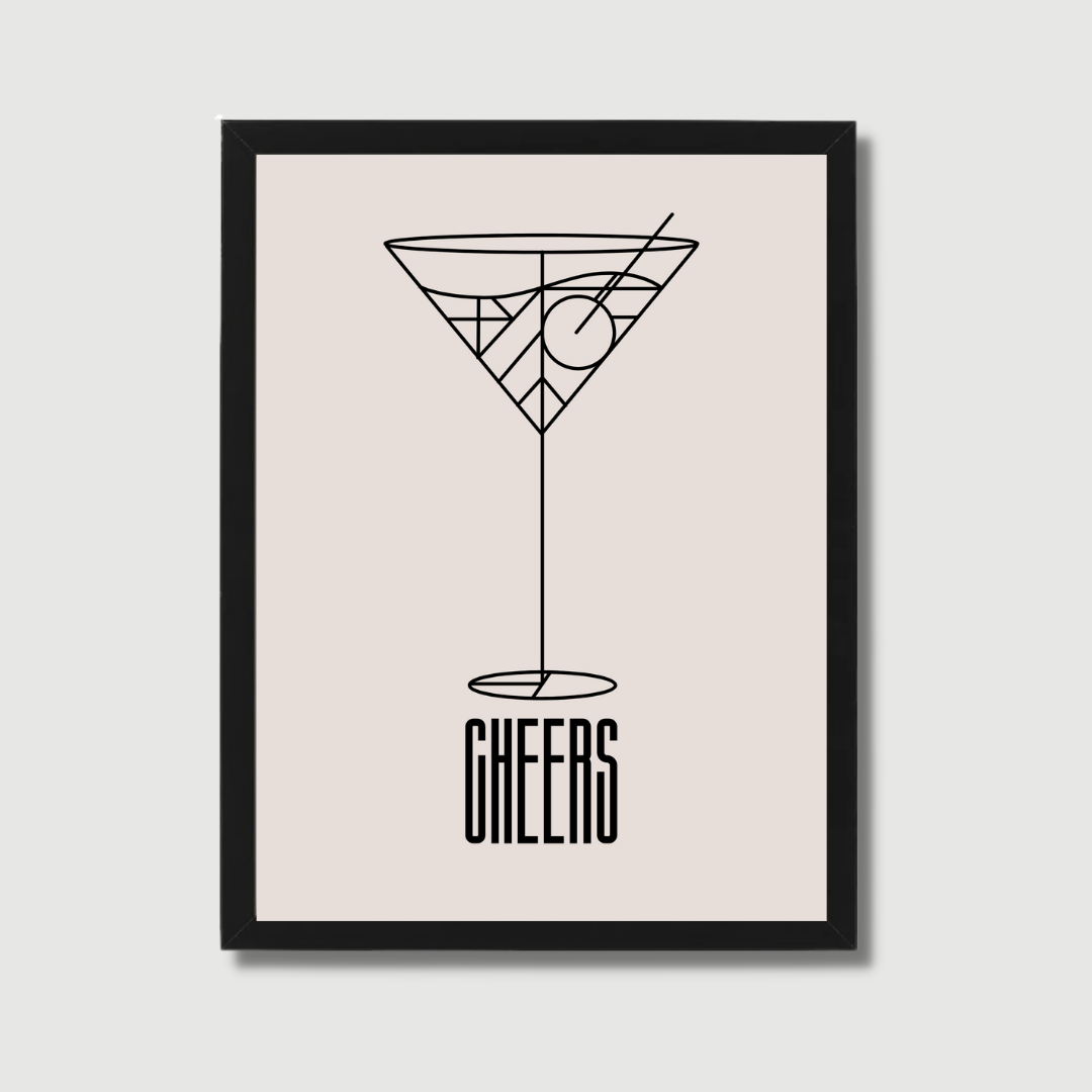 CHEERS תמונת קיר דגם