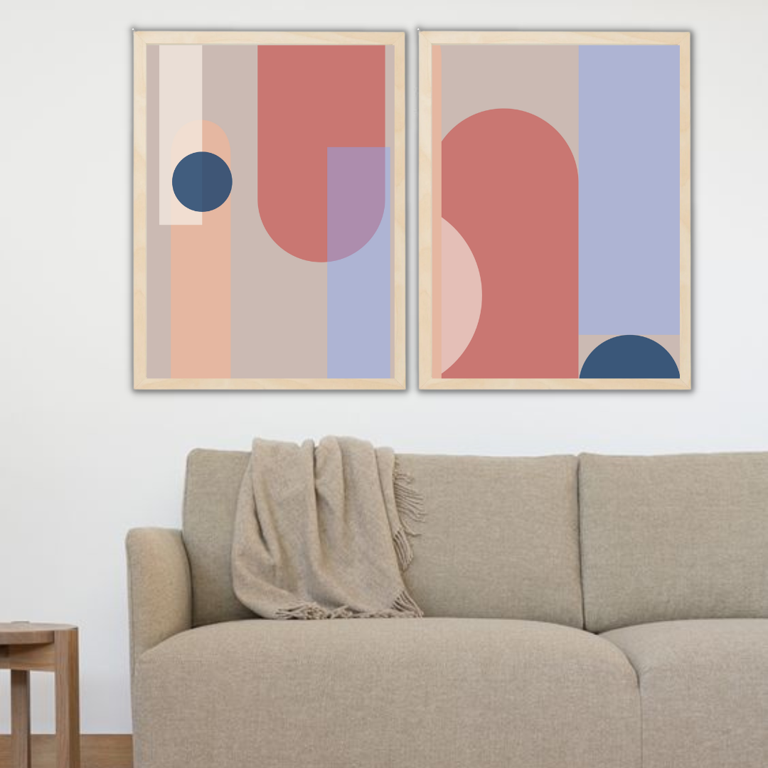 סט תמונות לסלון דגם נינה