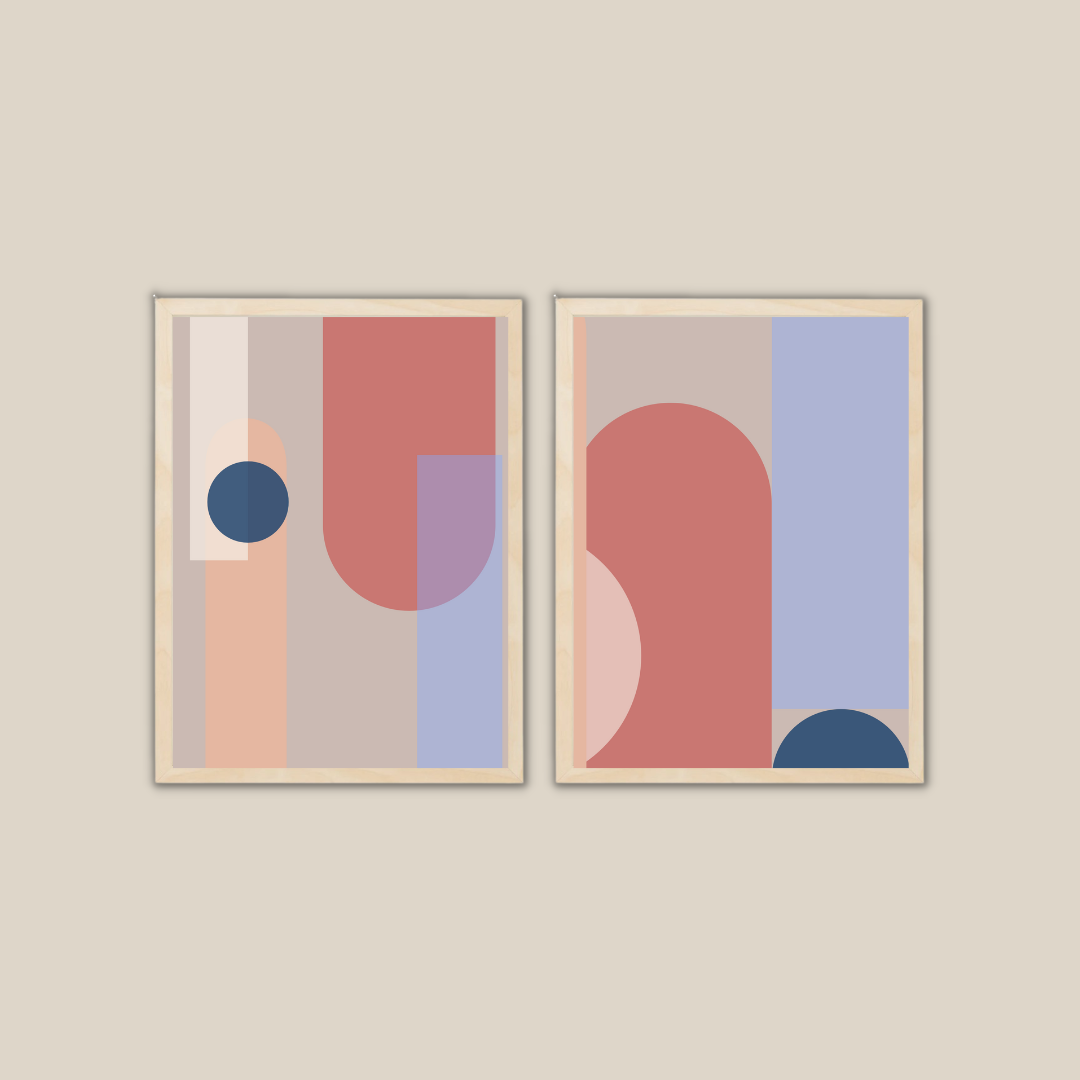 סט תמונות לסלון דגם נינה