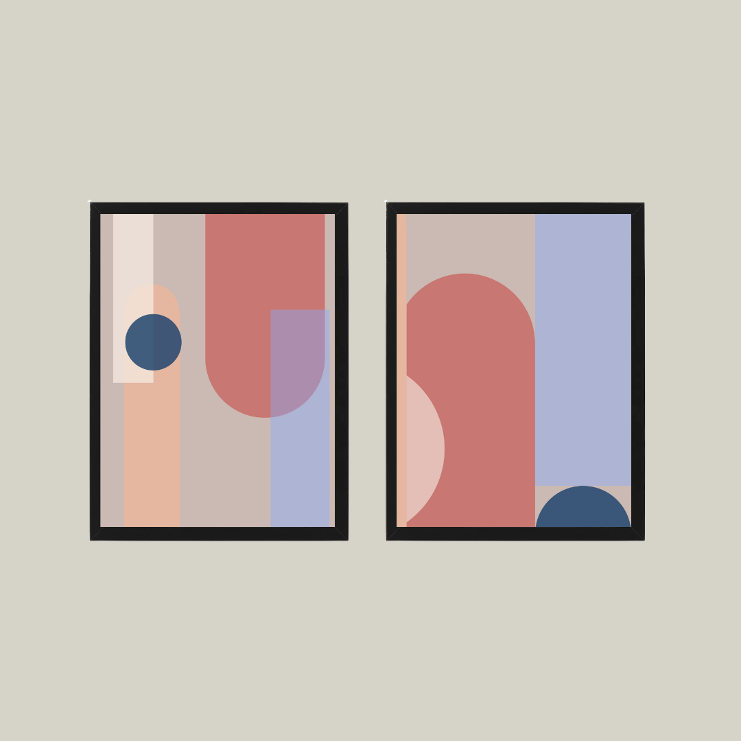 סט תמונות לסלון דגם נינה