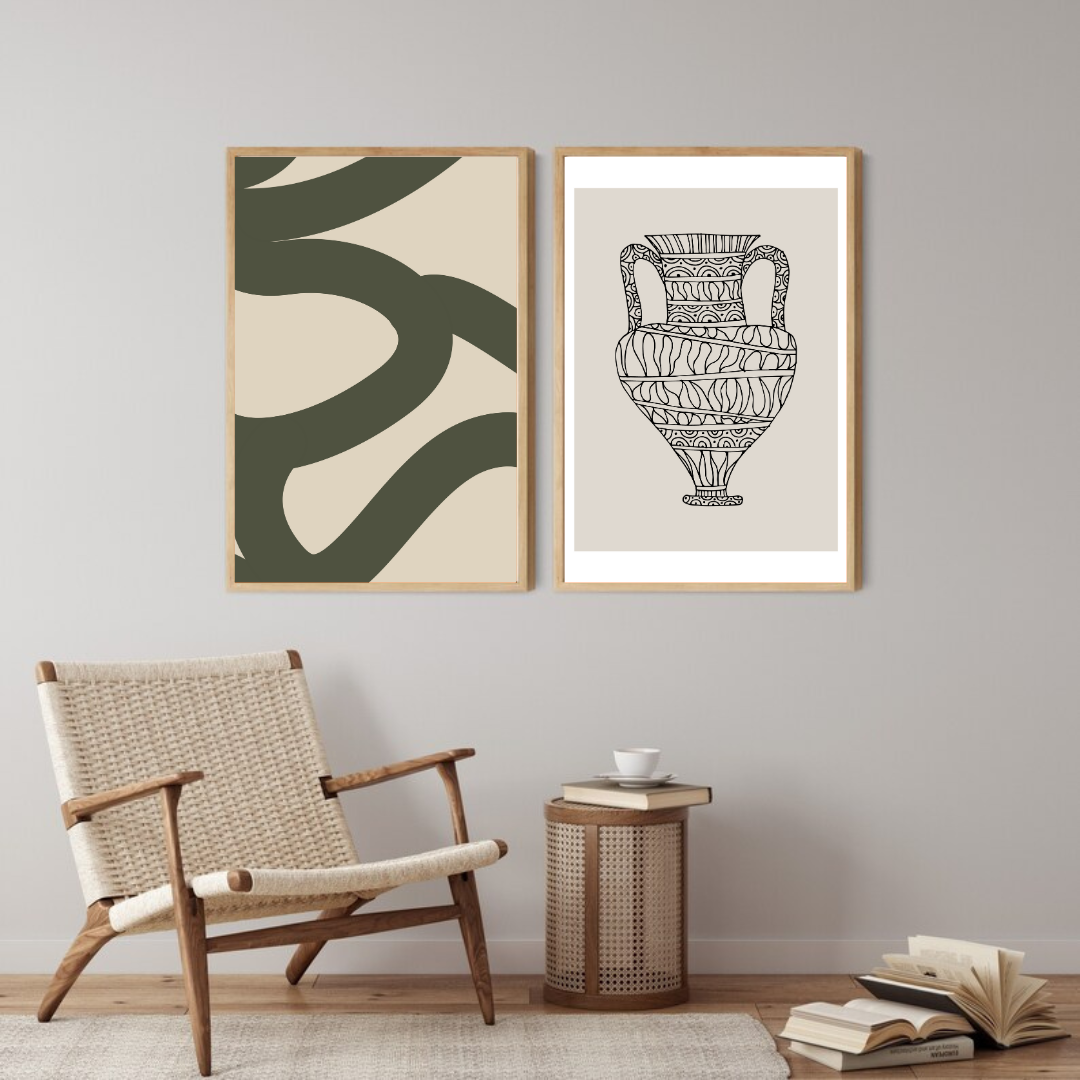 סט תמונות לסלון דגם הנינג