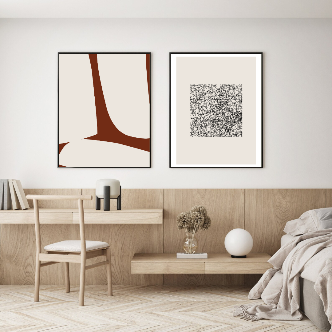 Set of pictures for the living room, Mads model