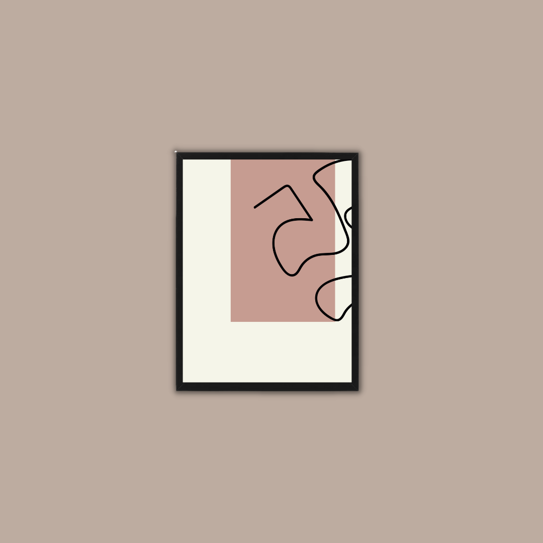 סט תמונות נורדיות לסלון דגם טרי