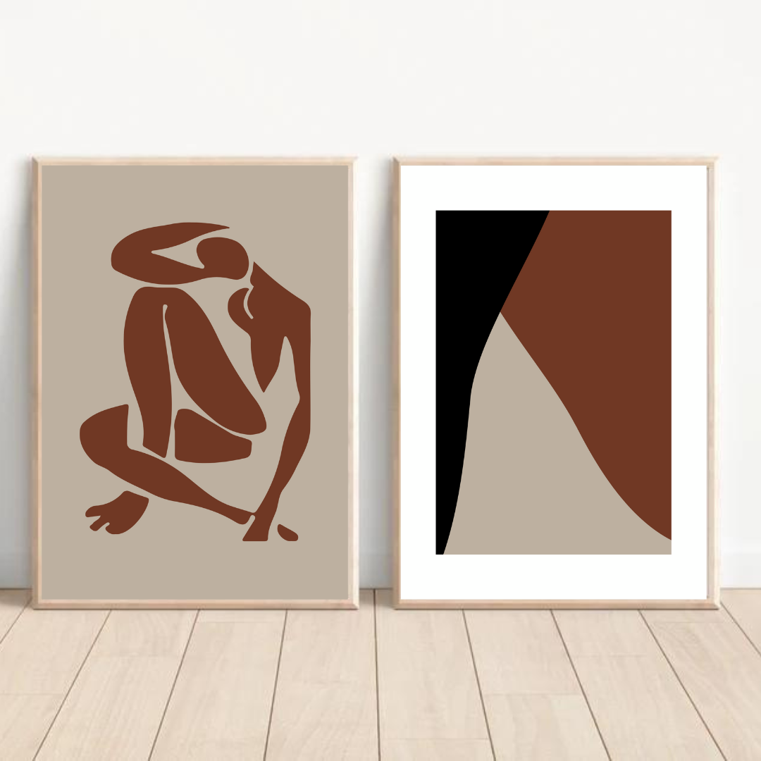 סט תמונות מודרניות לסלון