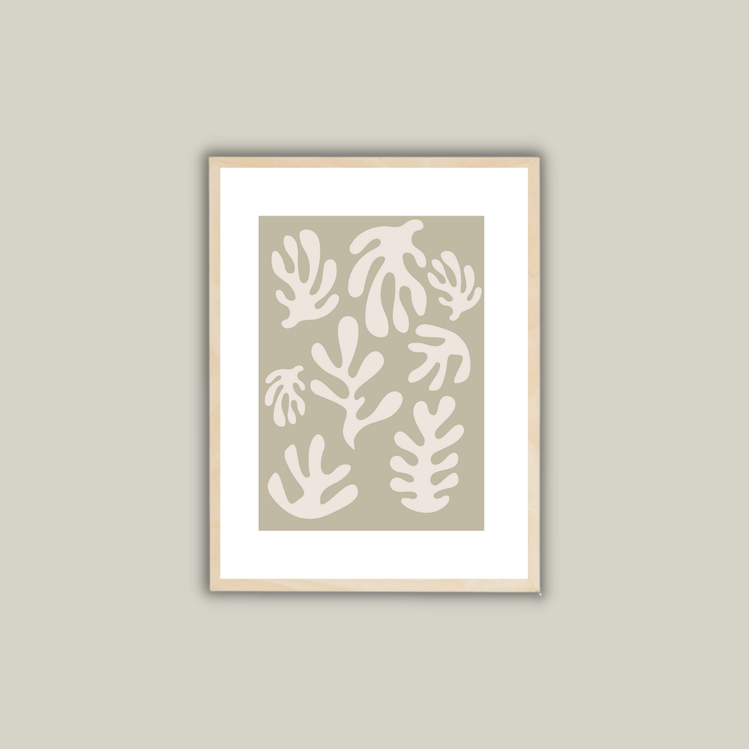 סט תמונות קיר נורדיות לסלון דגם OKA