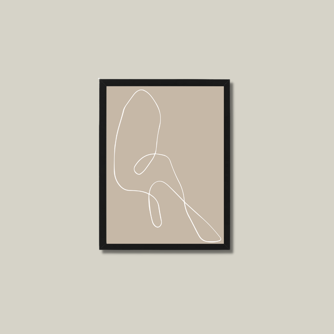 סט תמונות קיר נורדיות לסלון דגם LISA