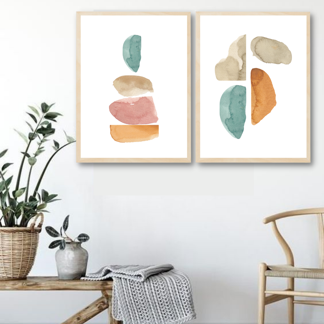 סט תמונות לסלון דגם פיפן