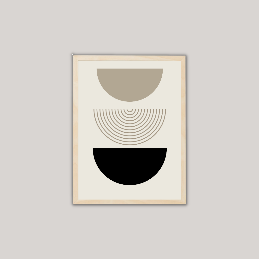 סט תמונות נורדיות לסלון