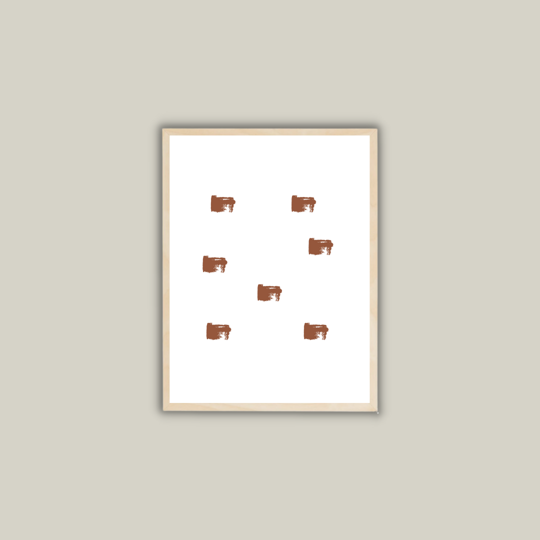 סט תמונות קיר לסלון בסגנון בוהו דגם NIKA