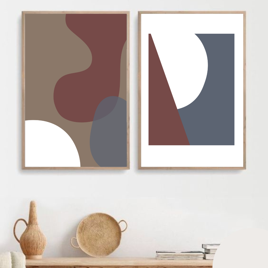 סט תמונות נורדיות לסלון