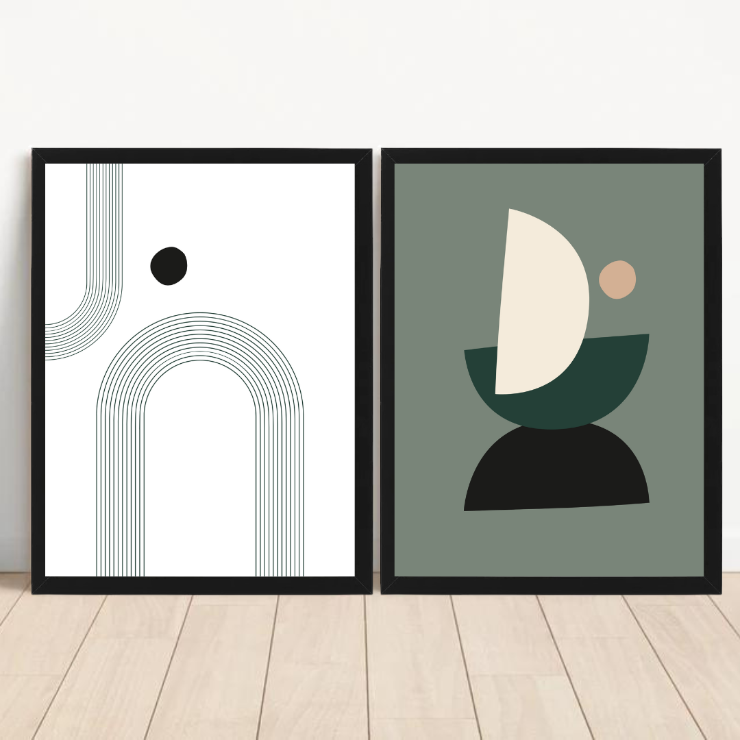 סט תמונות מודרניות לסלון