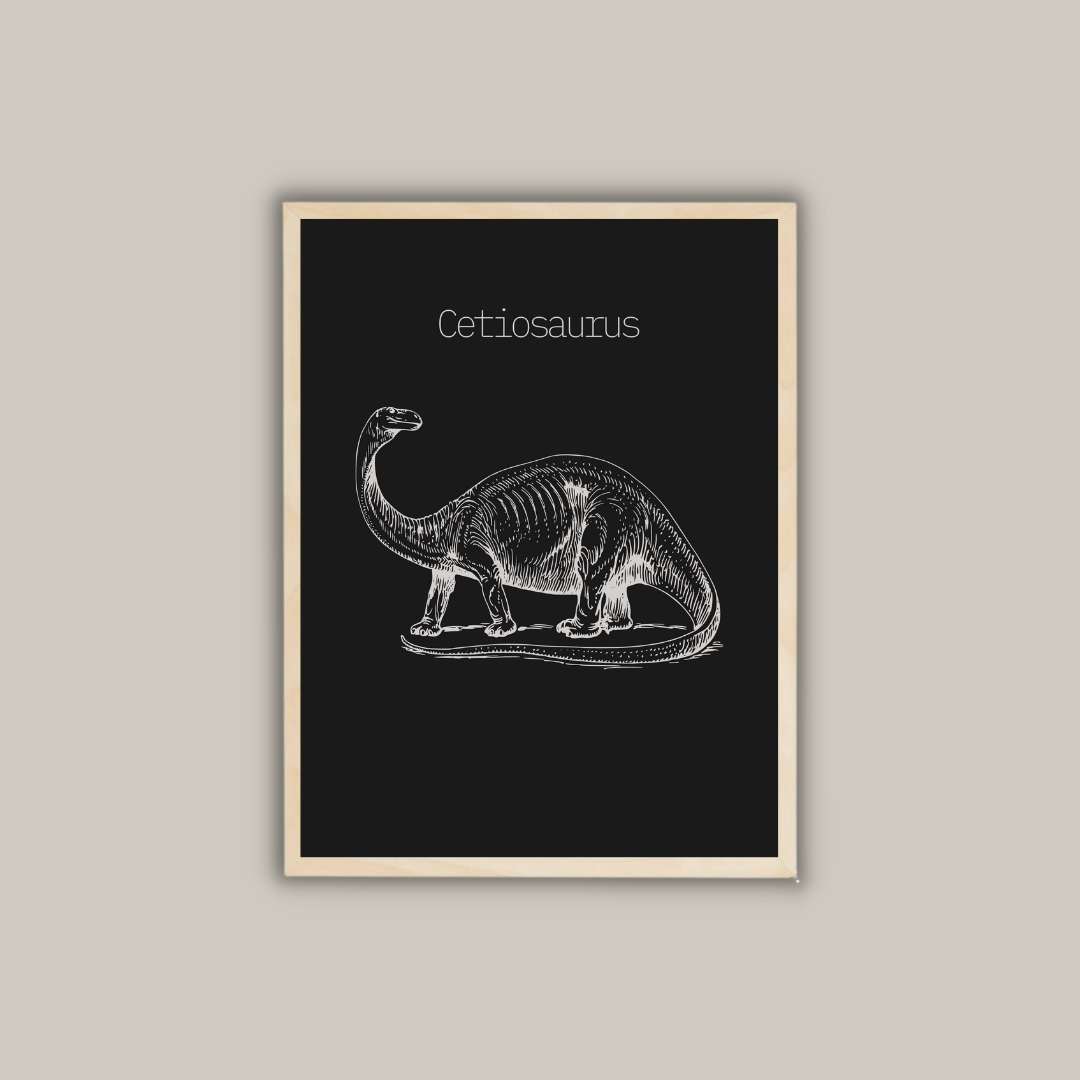 DINOSAUR SKETCH photo set for children's and babies' rooms
