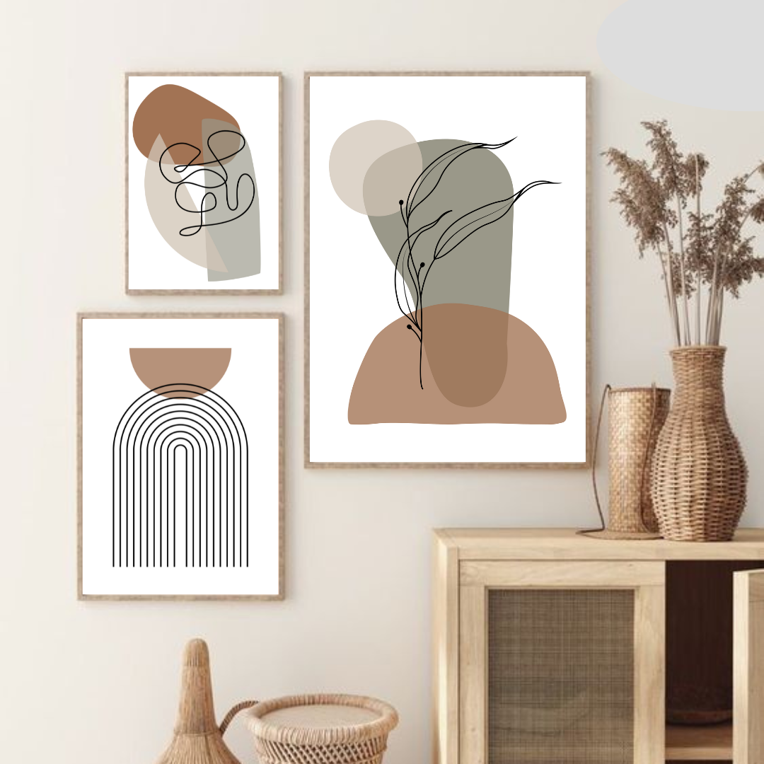 Set of pictures for the living room, Mayo model