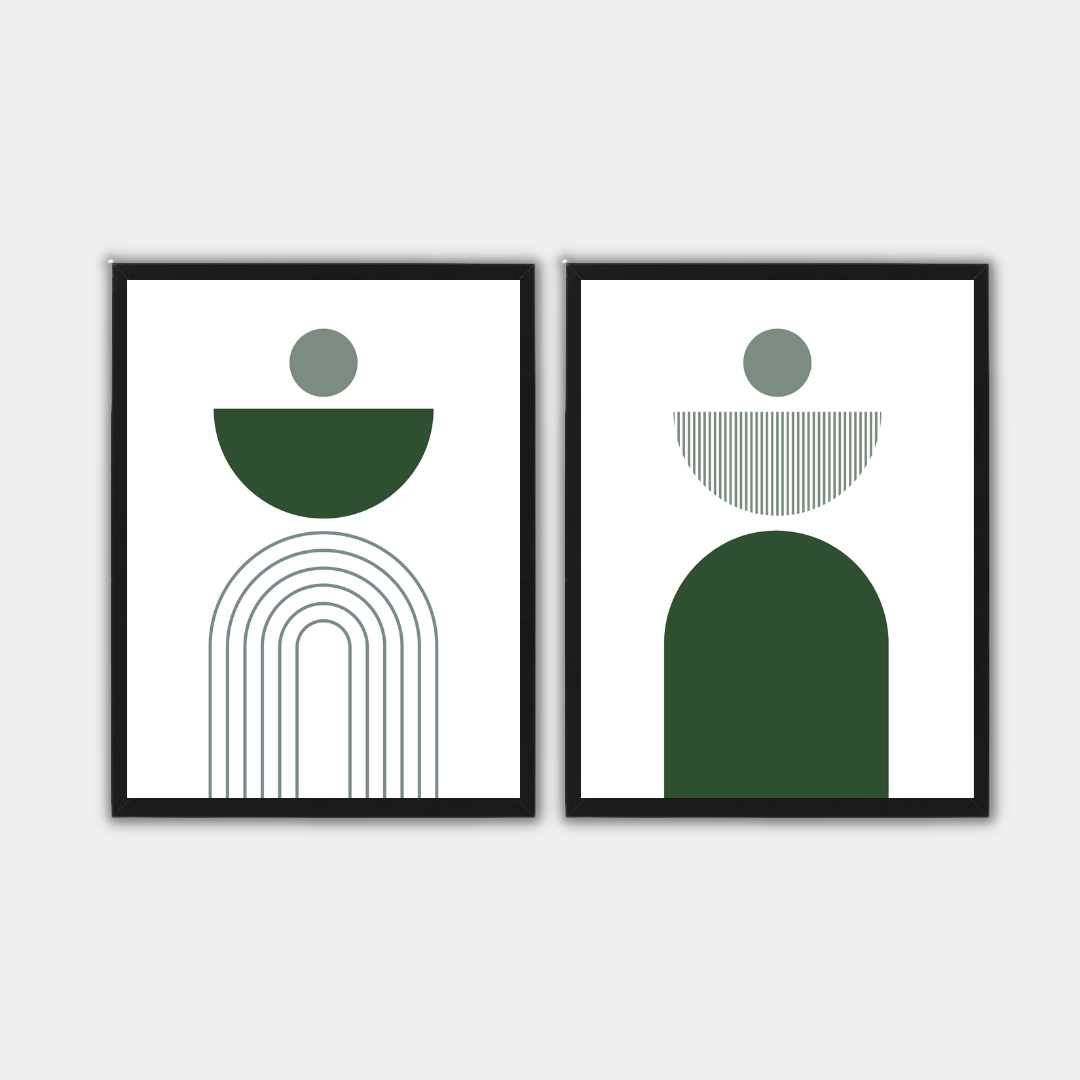 סט תמונות בסגנון בוהו לסלון