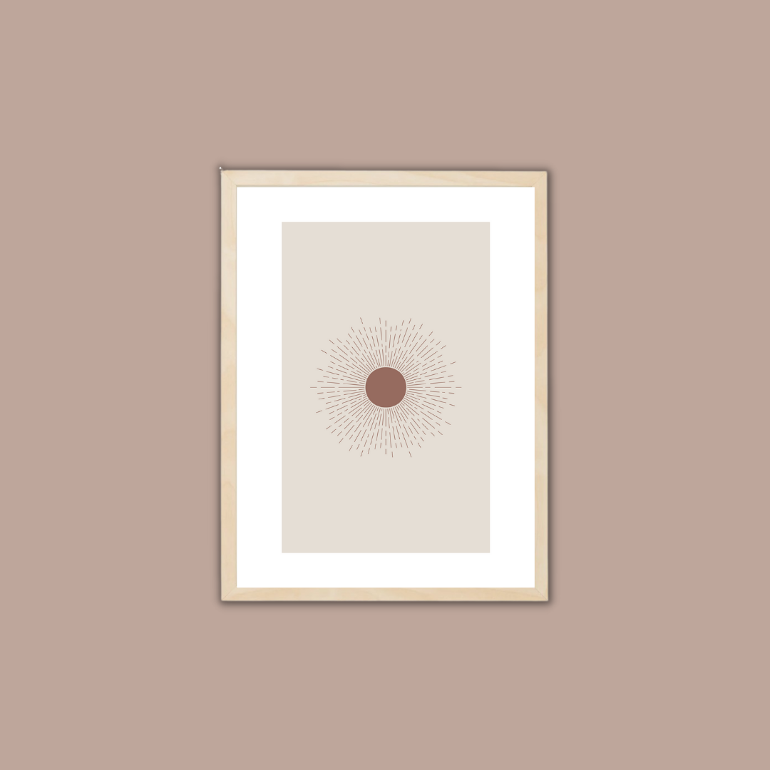 סט תמונות בסגנון בוהו לסלון