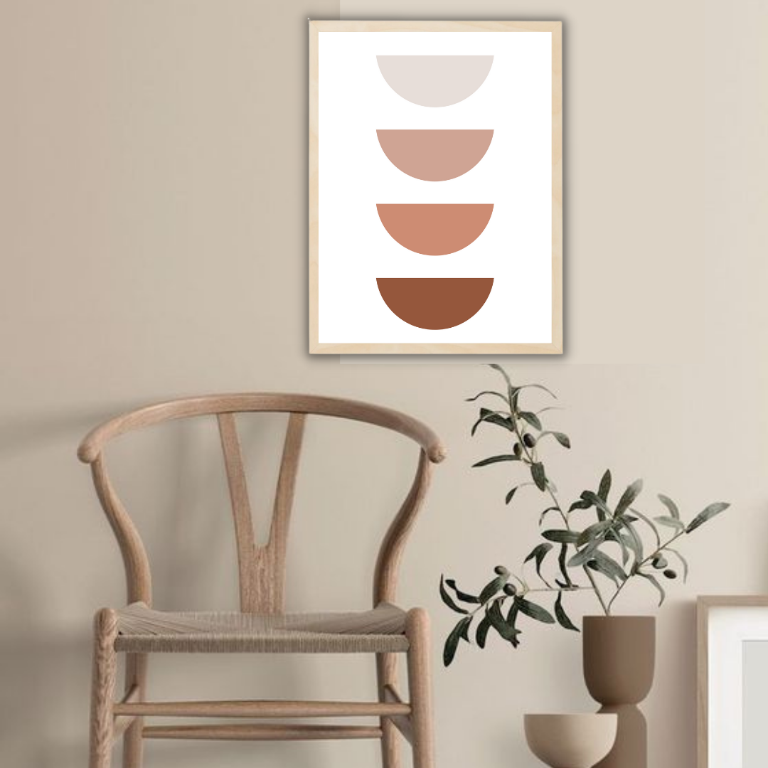 BOHO NO.36 תמונת קיר לסלון בסגנון בוהו דגם