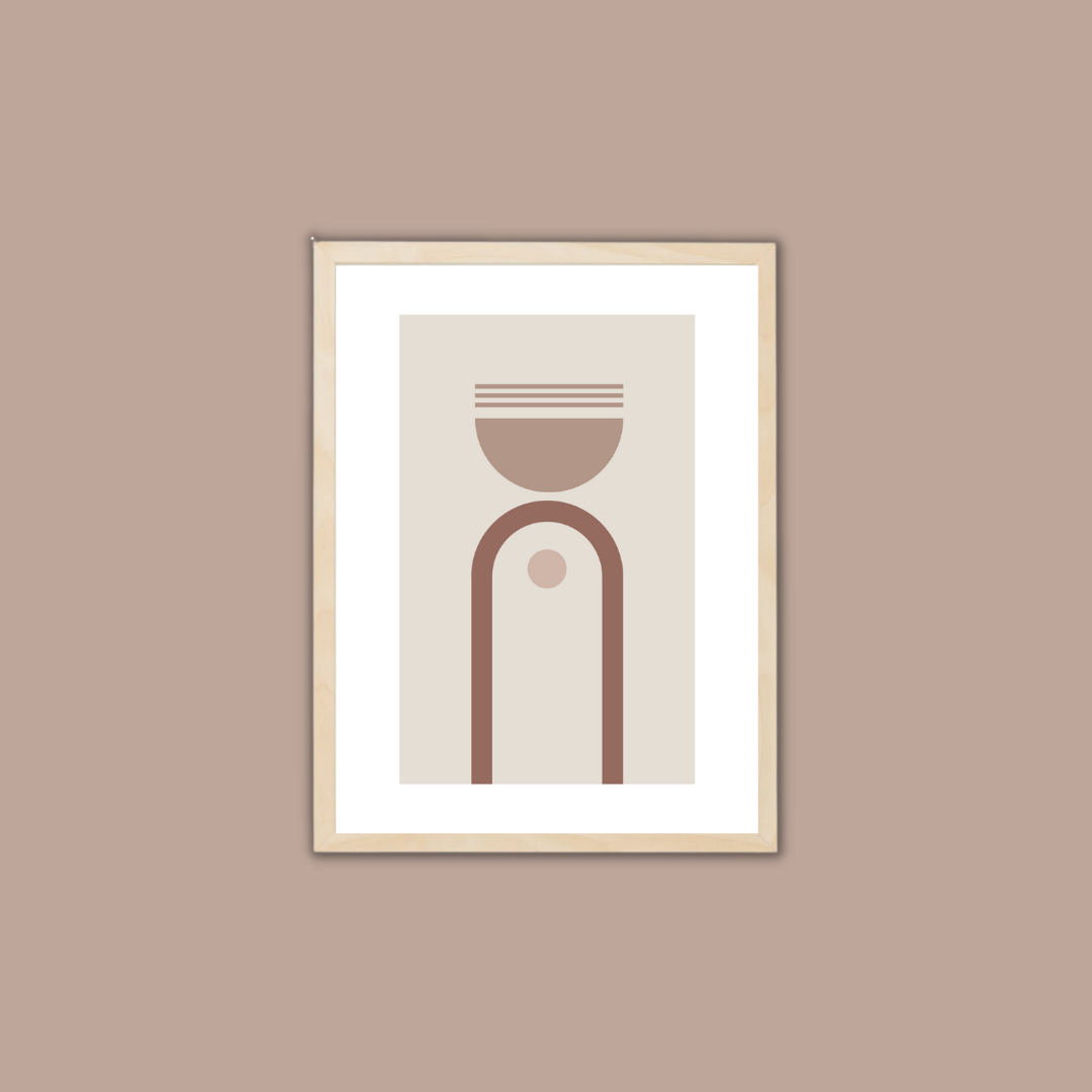 סט תמונות בעיצוב בוהו לסלון