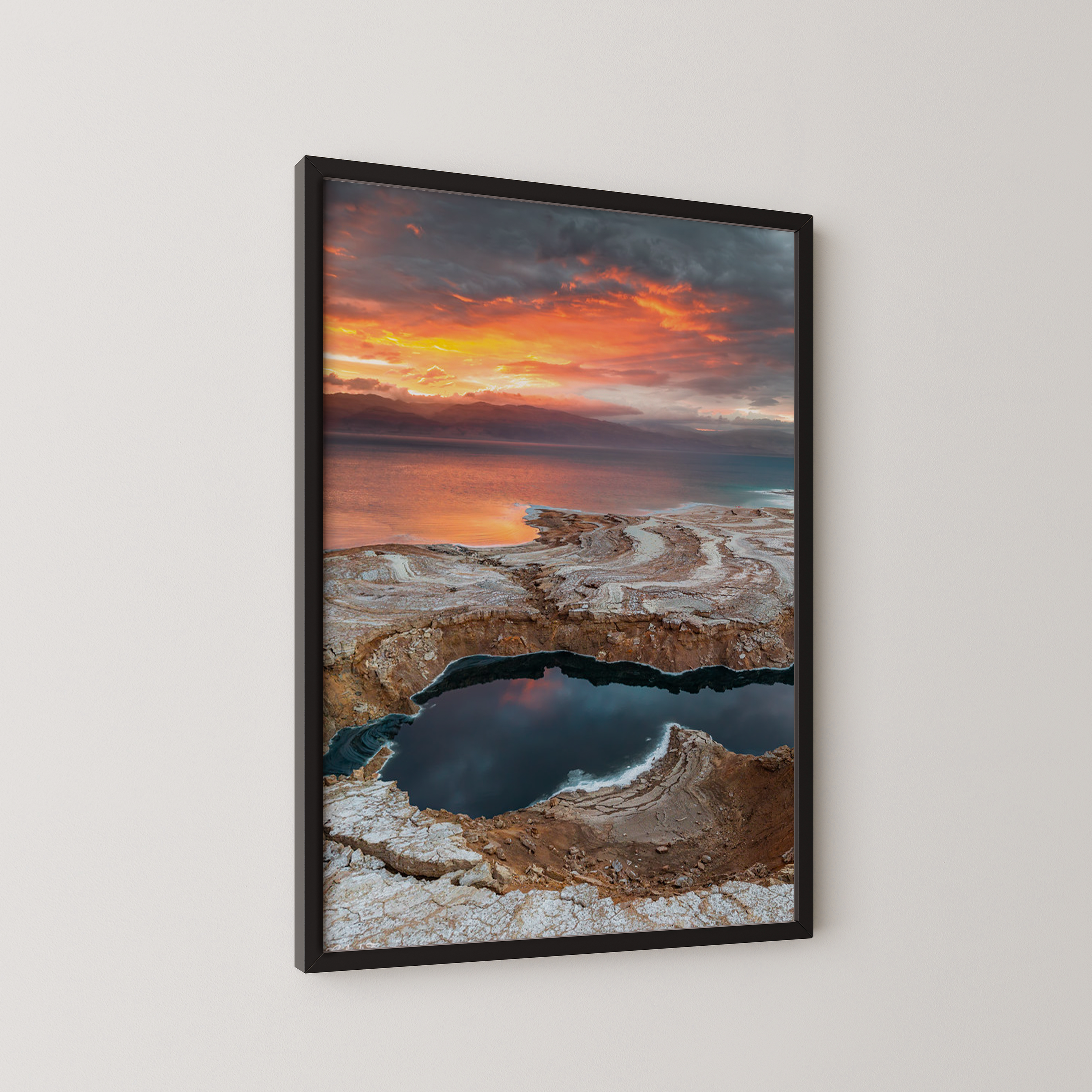 A Salty Touch - Aerial Photography by Shai Ashkenazi