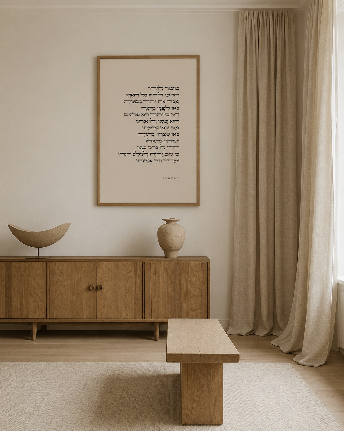 דגם מזמור לתודה - השראה וברכה לכל בית