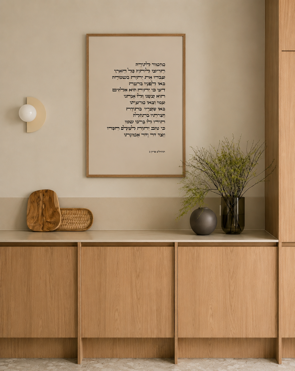 דגם מזמור לתודה - השראה וברכה לכל בית