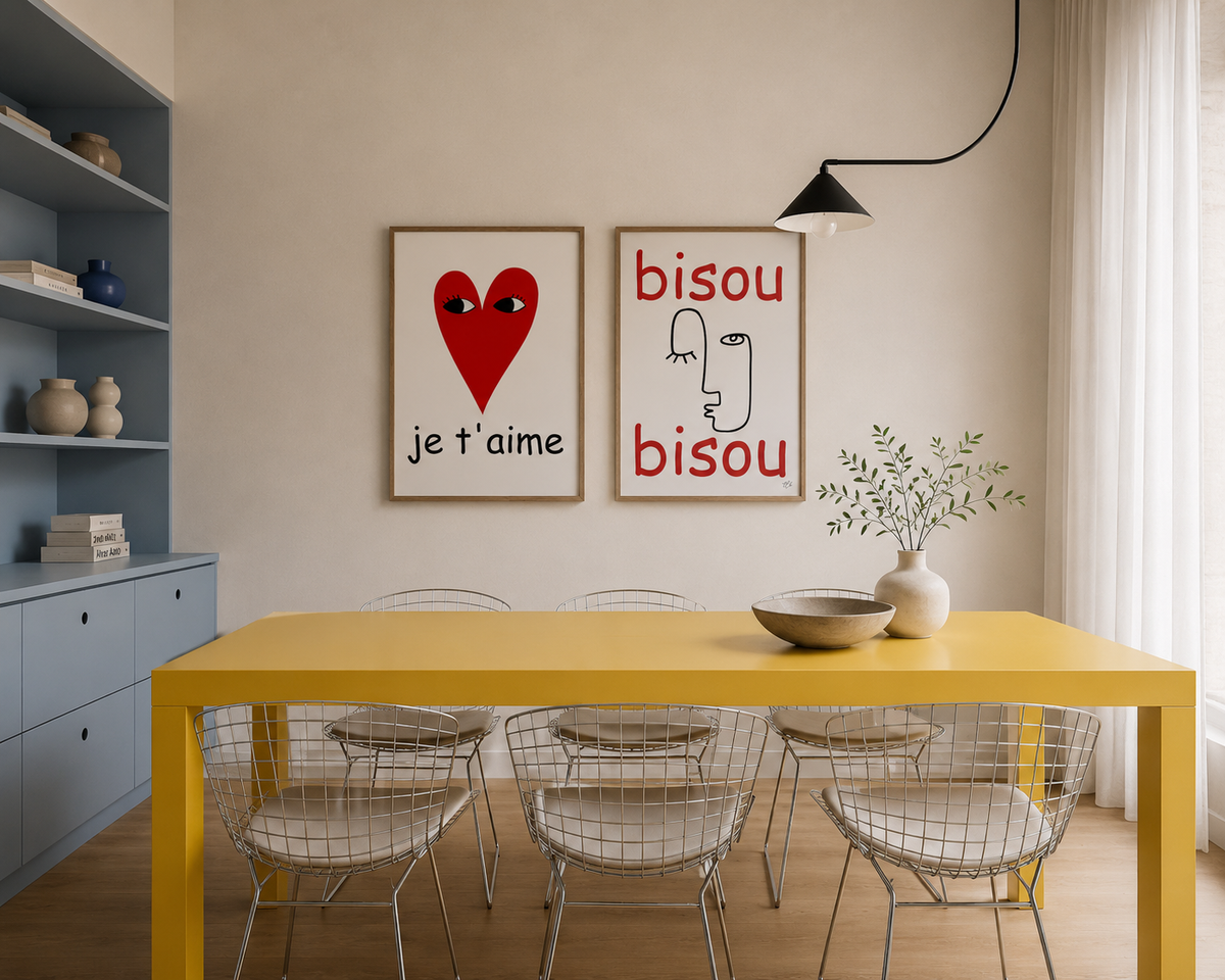 Je t'aime × Bisou