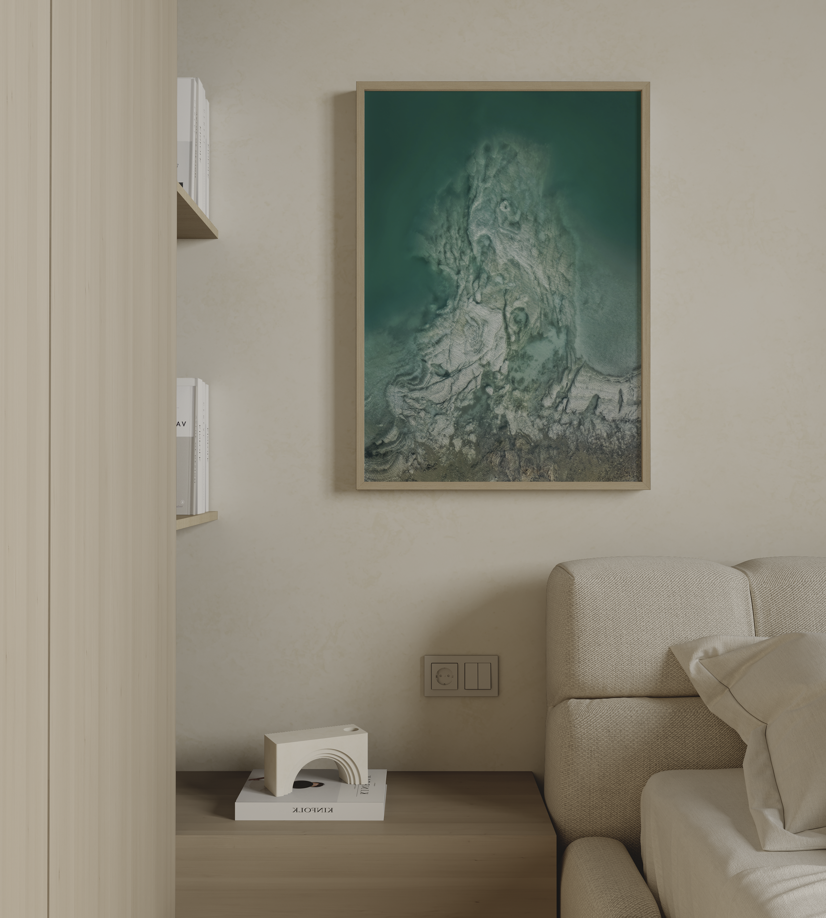 A Salty Touch - Aerial Photography by Shai Ashkenazi